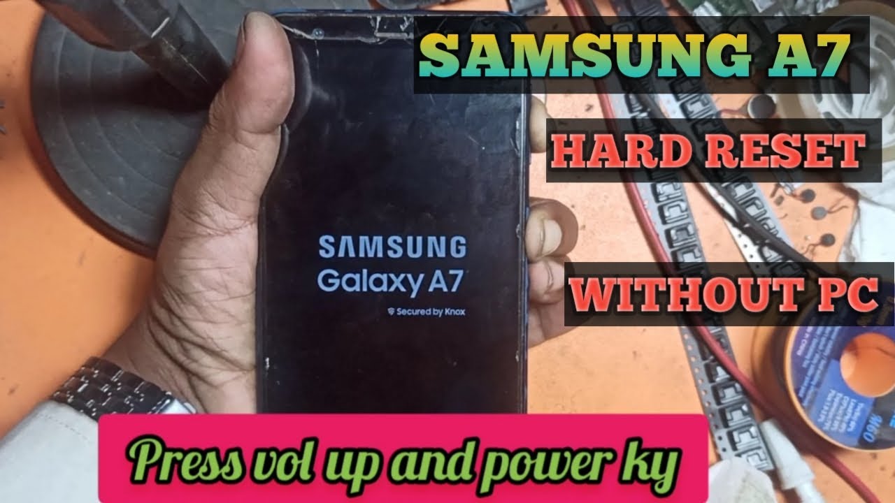 Samsung A7 2018 (SM-A750) Hard Reset/ Pattern Unlock Easy Trick With Keys