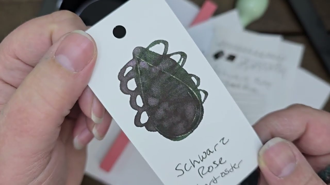 Schwarz Rose Ink Review Robert Oster Fountain Pen Ink