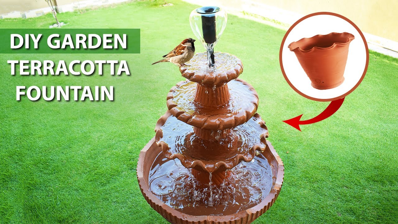 Soothing DIY Terracotta Fountain Waterfall for Your Garden | Step-by-Step Tutorial