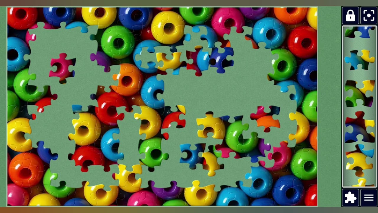 Vibrant Multicoloured Beads Collection 🌈✨//jigsaw puzzles craft🧩//Amazing puzzles Art🧩//puzzlesArt//