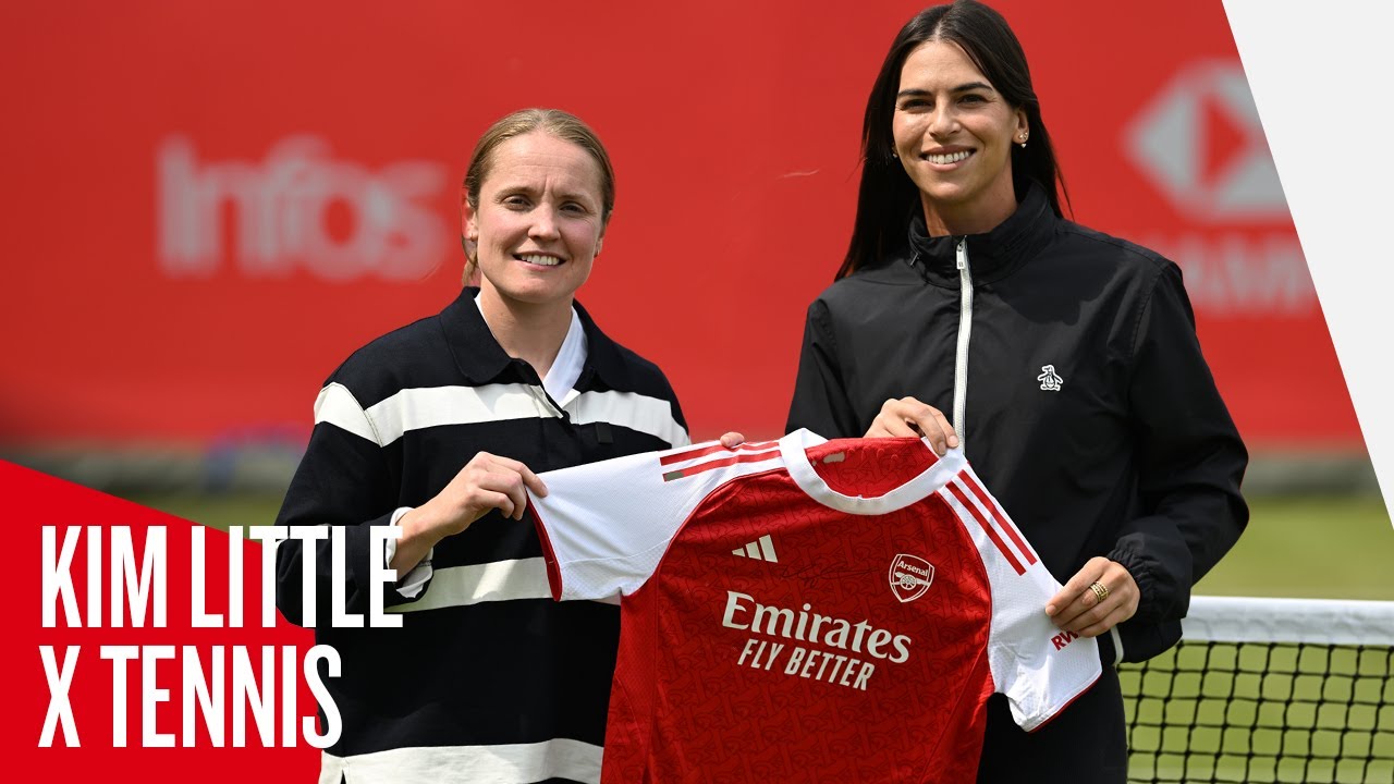 From Pitch To Court 👟🎾 | Arsenal's Kim Little ft Ajla Tomljanović and Beatriz Haddad Maia | LTA