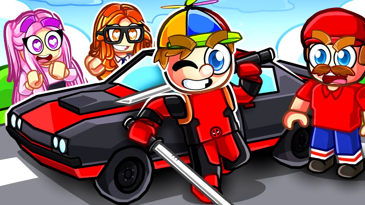 Веселые девушки с НОВОЙ машиной ДЭДПУЛА за 10 000 000 долларов в Roblox Driving Empire!