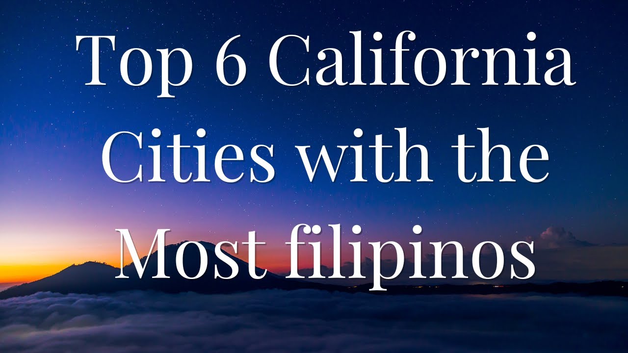 6 городов Калифорнии с наибольшим количеством филиппинцев #philippines #filipino #pinoy