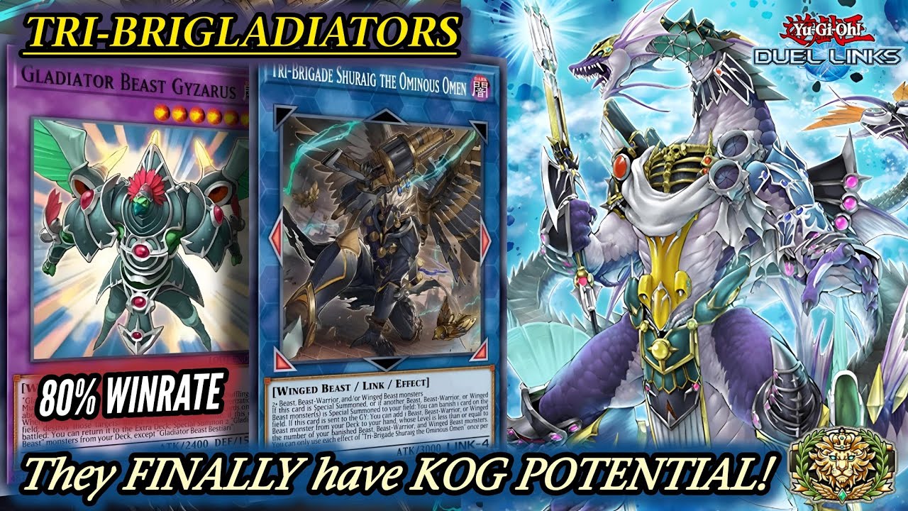 GLADIATOR BEASTS RETURN thanks to Tri-Brigade! BRIEF GUIDE & COMBOS | KOG Potential? [Duel Links]