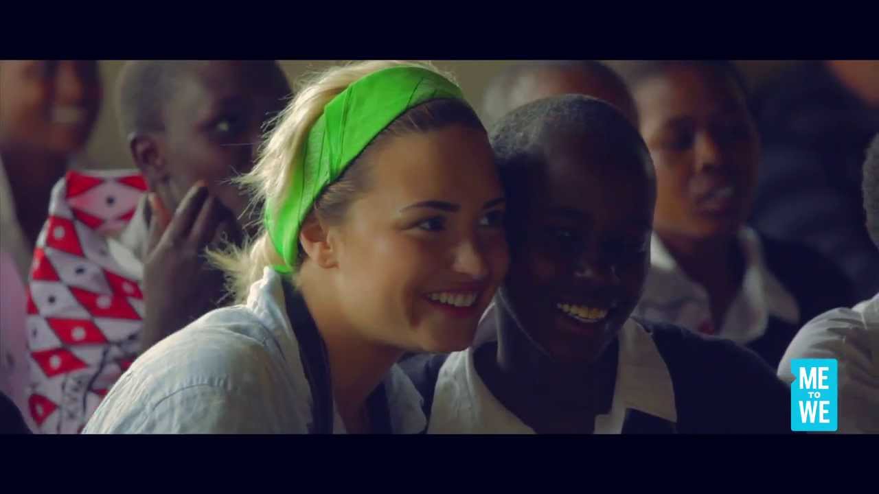 Demi Lovato in Kenya - 21st Birthday Celebration with WE Charity & ME to WE