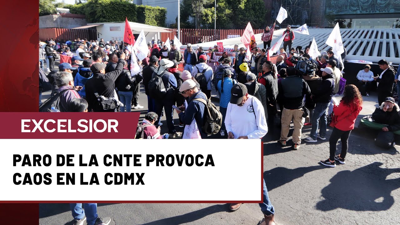CNTE vuelve a desafiar al Gobierno con plantones en la CDMX