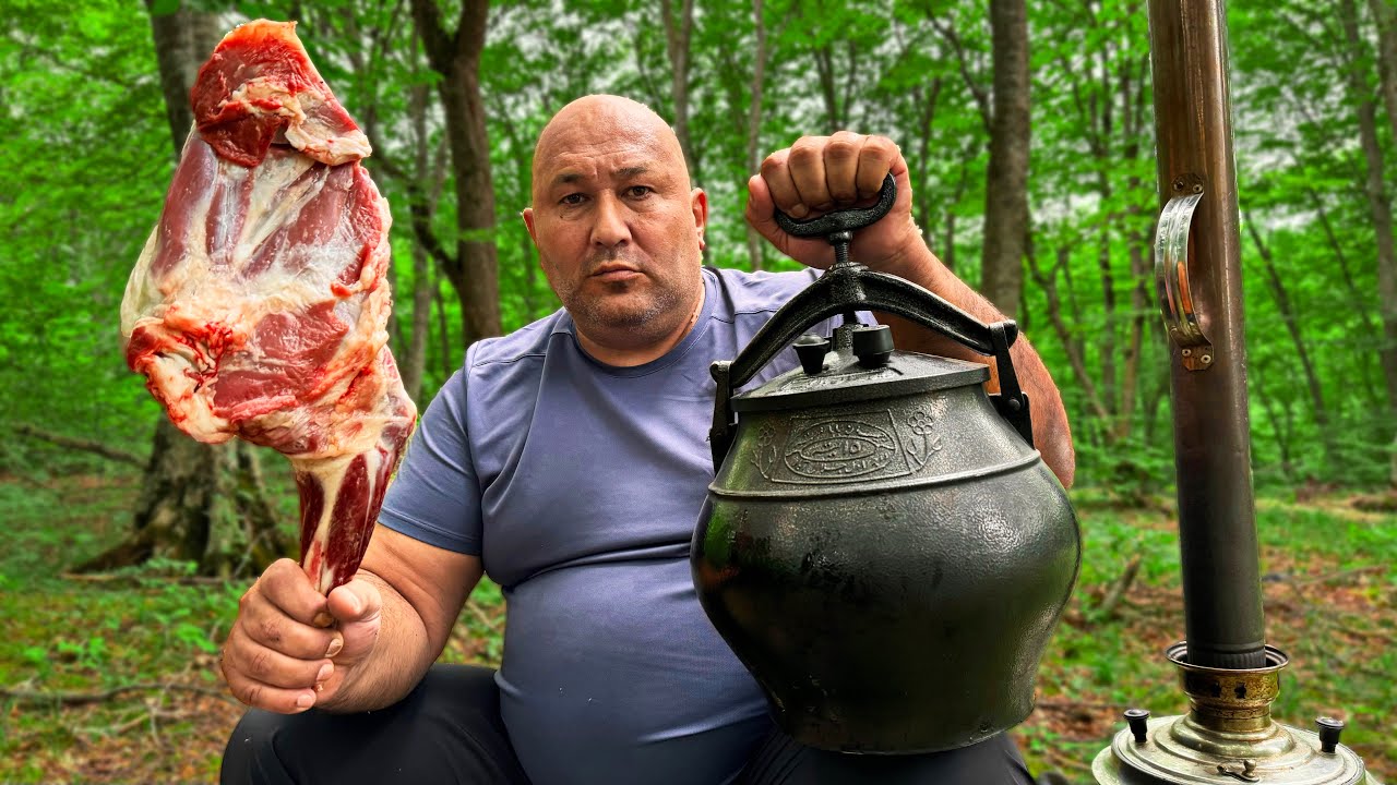 Приготовили в Лесу Дограма-Национальное Блюдо Туркмен!