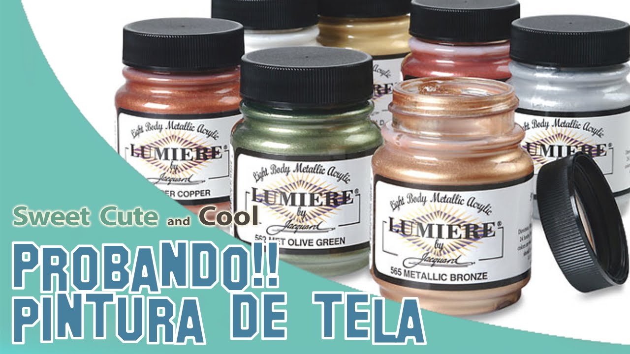 👌Probando #1: Pintura Para Tela Jacquard Lumiere😃😃