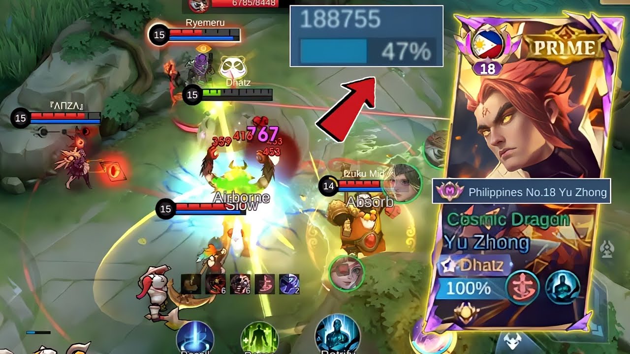 47% DAMAGE TAKEN! YU ZHONG TANK BUILD IS THE BEST FOR SEASON 31!!