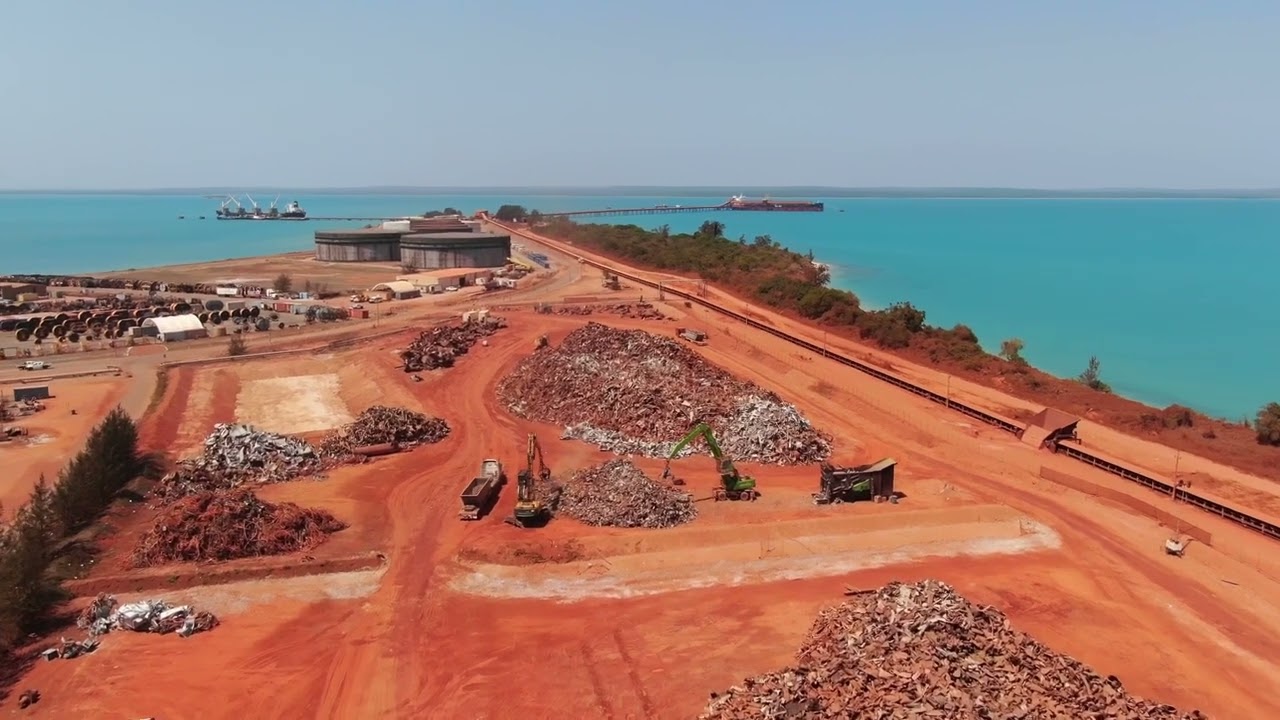 Rio Tinto and Liberty Industrial begin steel recycling at Gove Refinery site