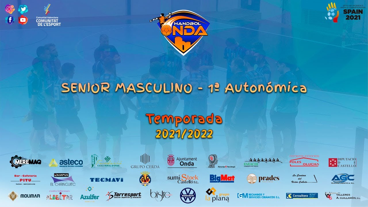 1ª Autonómica Masculino - Handbol Onda vs Handbol Vila-real - Temporada 2021/2022
