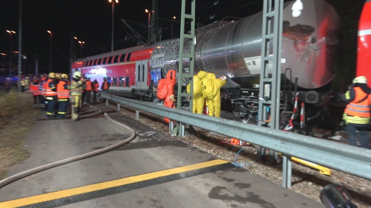 Zugunglück - 45 Verletzte bei Dreiländerübung in Aachen am 09.11.18 + O-Ton