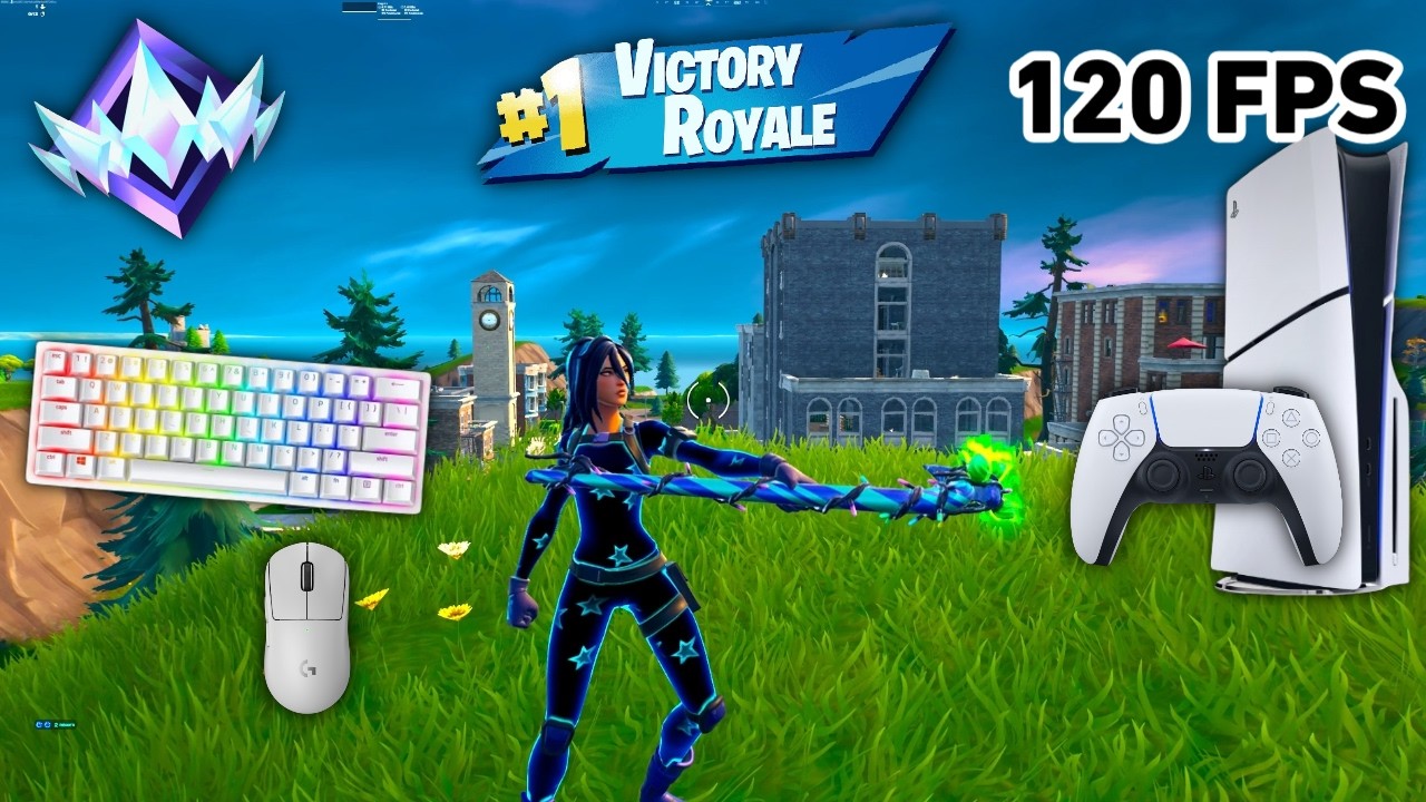 Fortnite Unreal Ranked Reload On PS5 Slim | Keyboard & Mouse Gameplay | 120 FPS | 4K