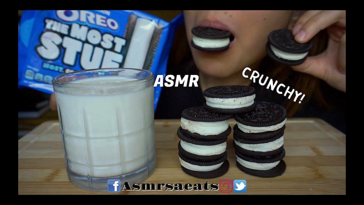 Asmr Mukbang The MOST Stuf Most Creme Ever Oreo (Extreme Eating Sounds) Asmr S.A Eats