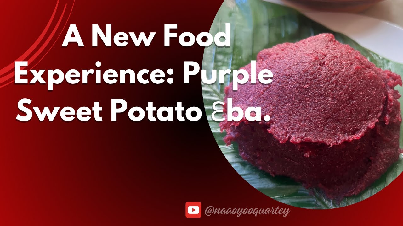 Purple Sweet Potato Ɛba. | Gluten-Free , Low-Carb Recipe.