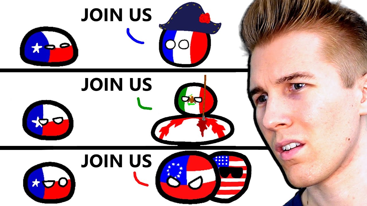 Texas in a nutshell... (Countryballs)