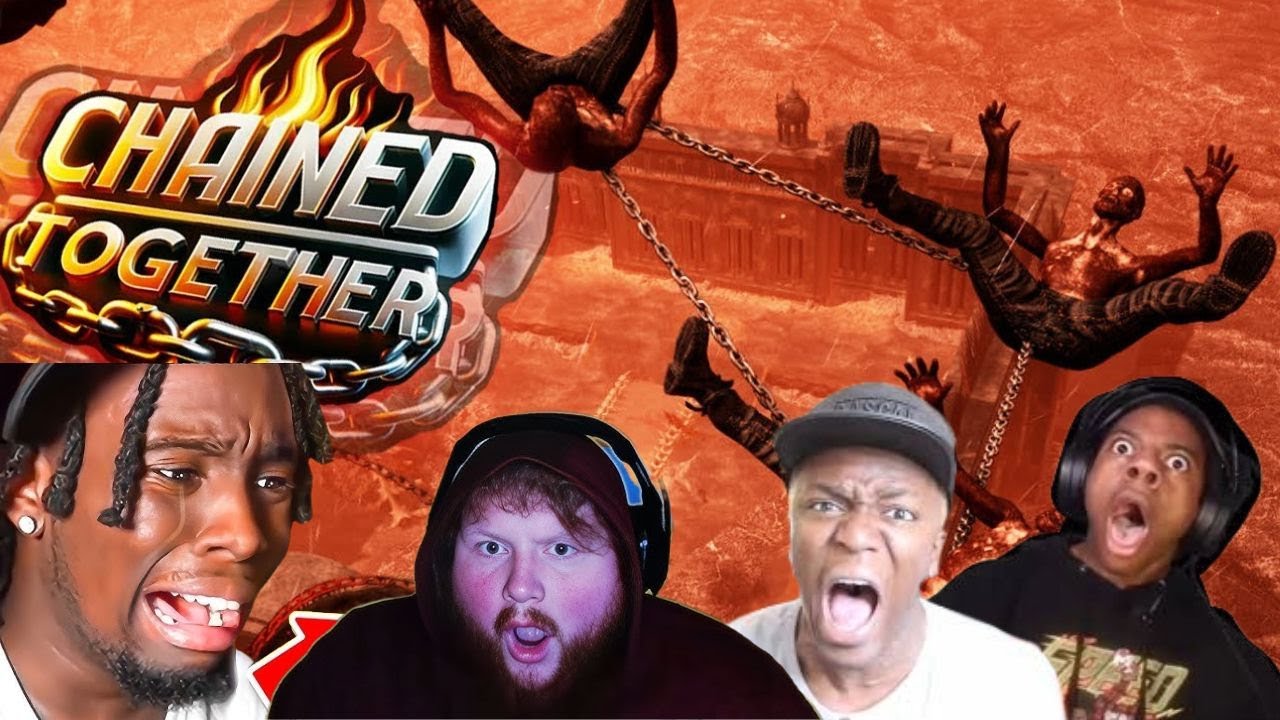 Top 10 best fails in chained together #funnyclips #chainedtogethergame