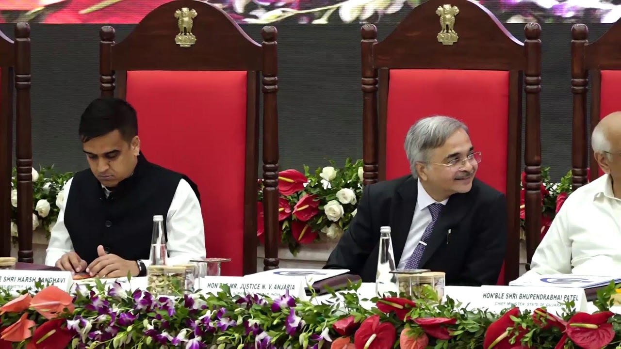 Foundation laying of Arbitration Centre at Gujarat High Court