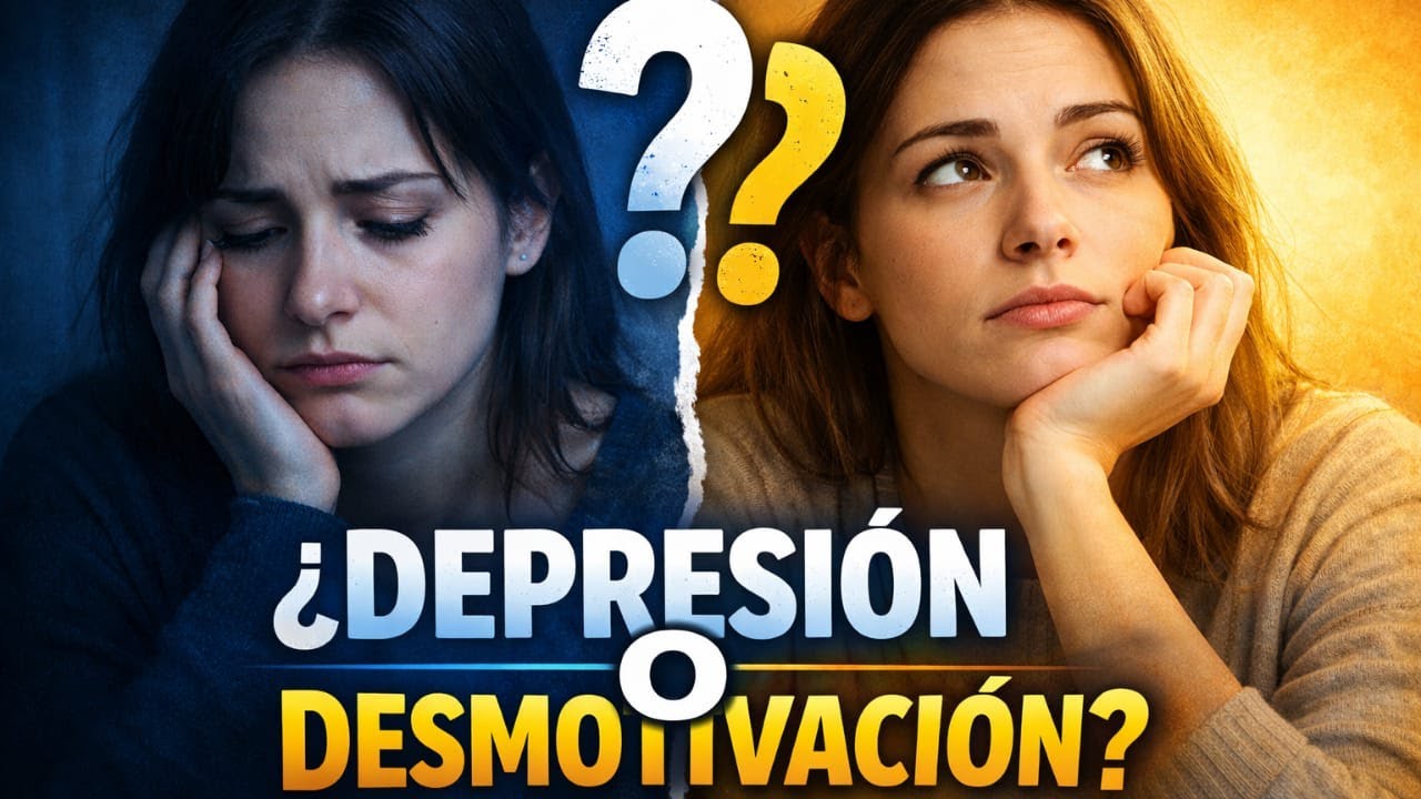 ¿Es DEPRESIÓN o DESMOTIVACIÓN? Como reconocer la diferencia y que HACER.