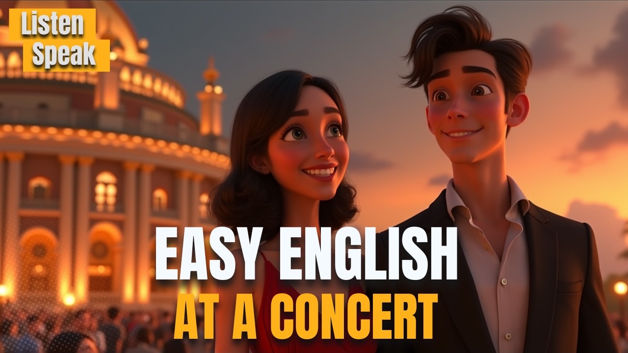 Learn English Conversation | An Evening at a Concert + Shadowing Practice