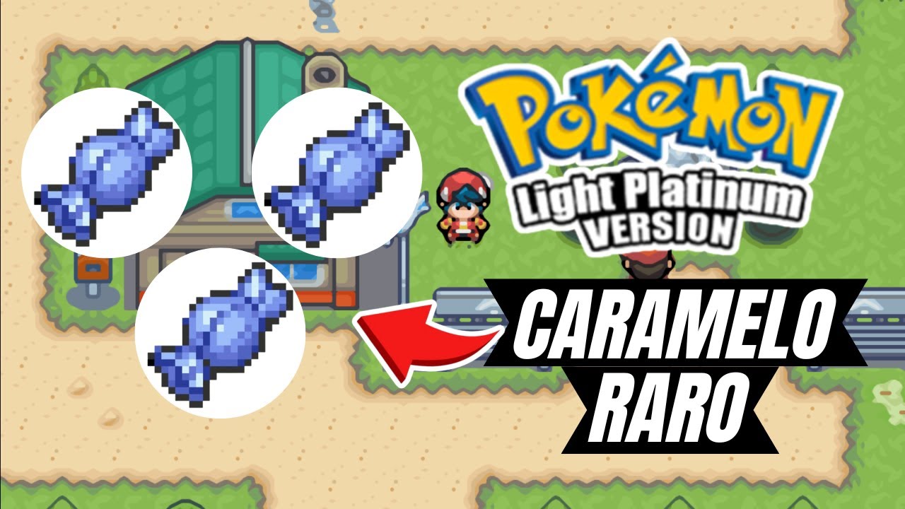 CONSEGIR CARAMELO RARO INFINITOS POKEMON LIGHT PLATINUM GBA