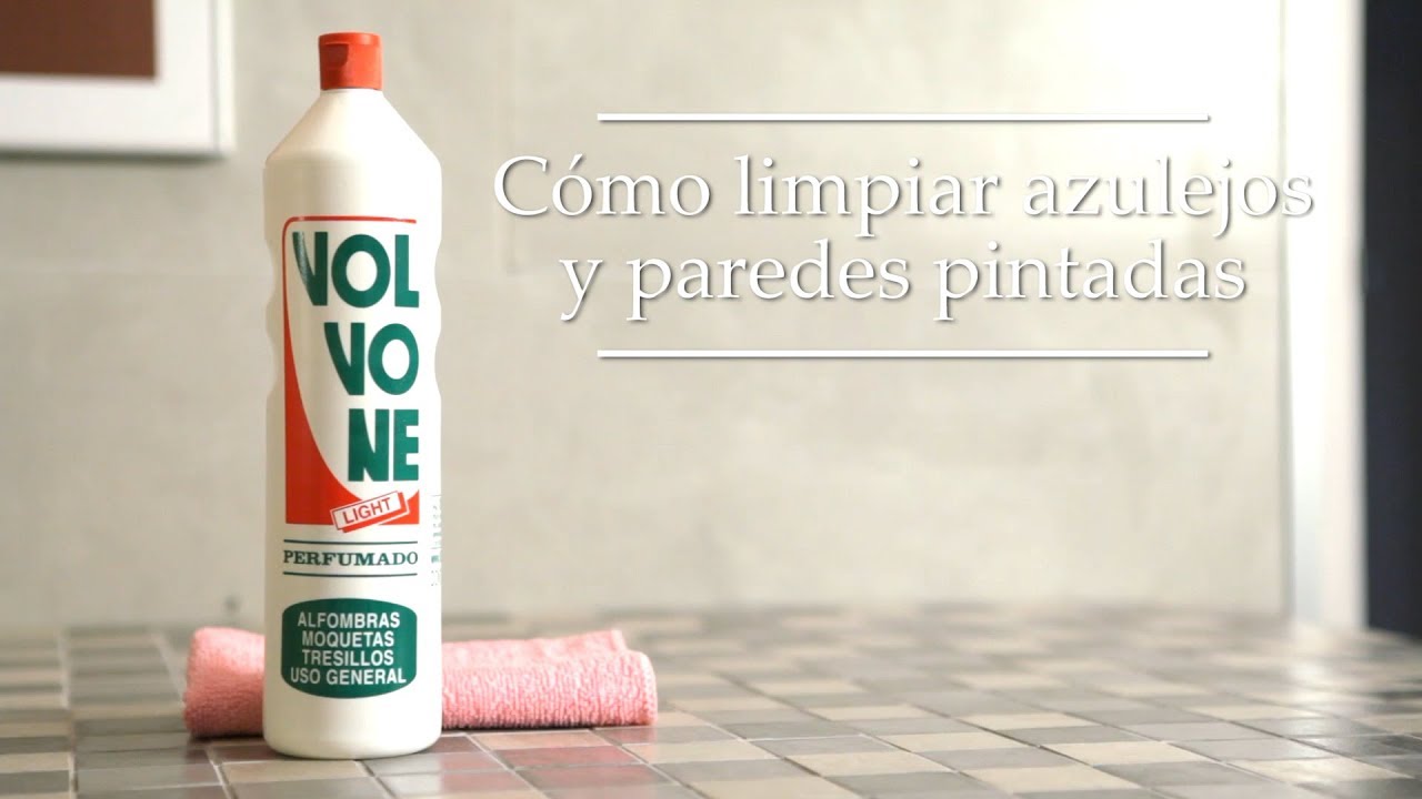 Cómo limpiar azulejos y paredes pintadas - Hogarmanía   VOLVONE