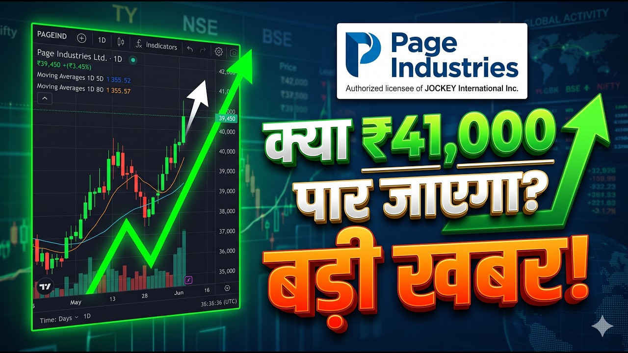 Page Industries Share 🩲 Target ₹41,000 Next? | Page Industries Latest News