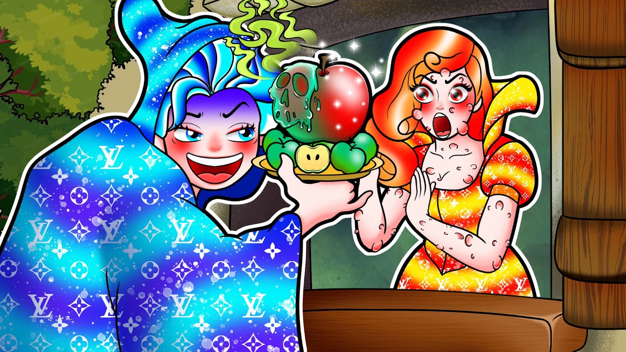 [🐾paper dolls🐾] Snow White Fire Elsa Became Ugly Because Ice Elsa Witch I DIY Paper Story