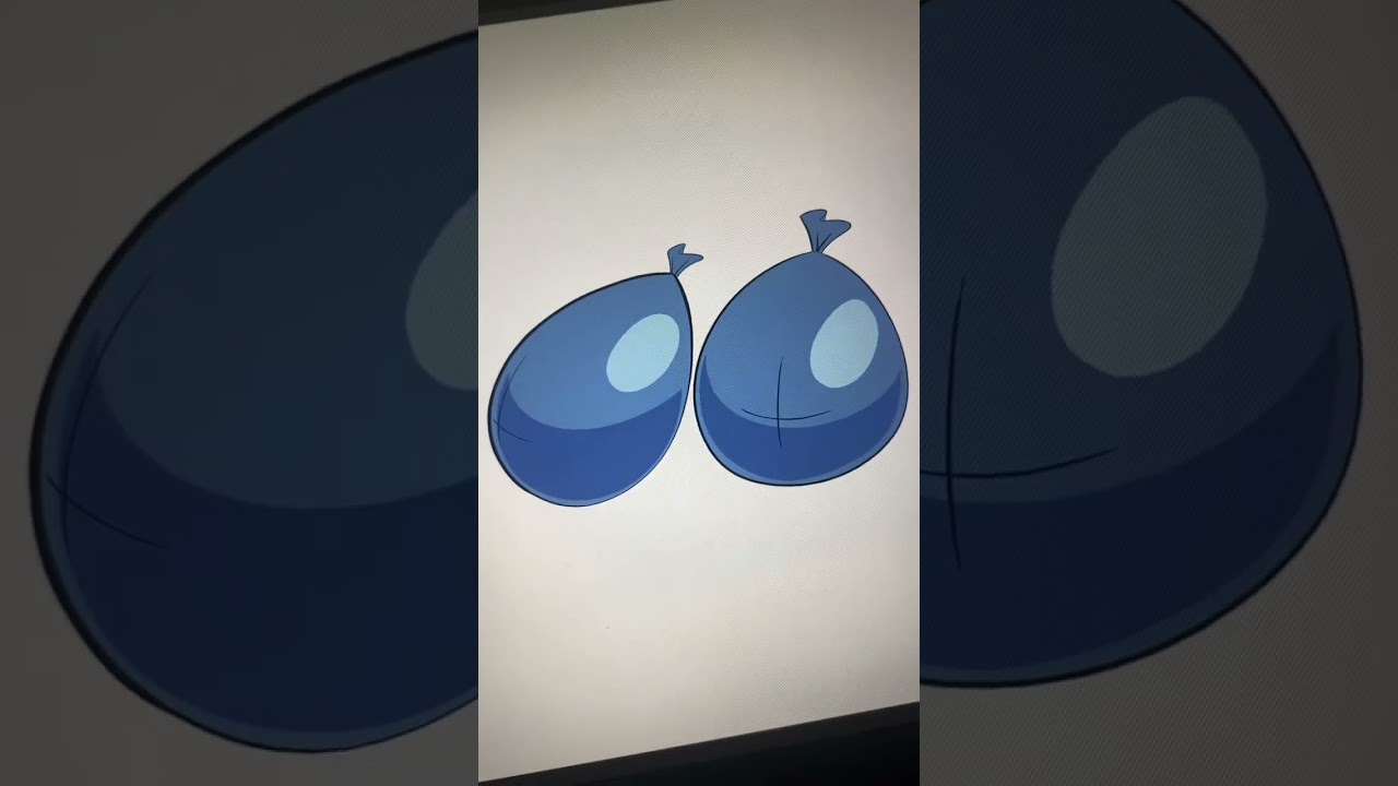 How to draw a pair of water balloons 🎈