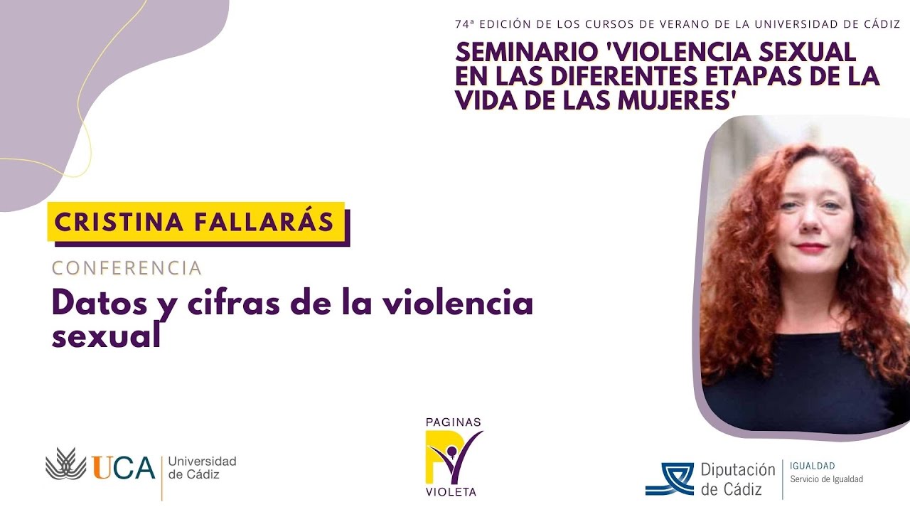 Ponencia Cristina Fallarás: Datos y cifras de la violencia sexual