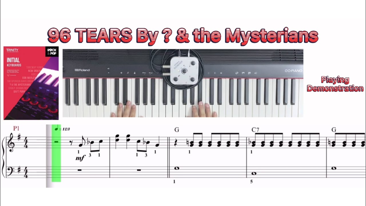 Trinity Rock & Pop Keyboards Initial - 96 Tears (Demo & Exam Backing) Notes Video