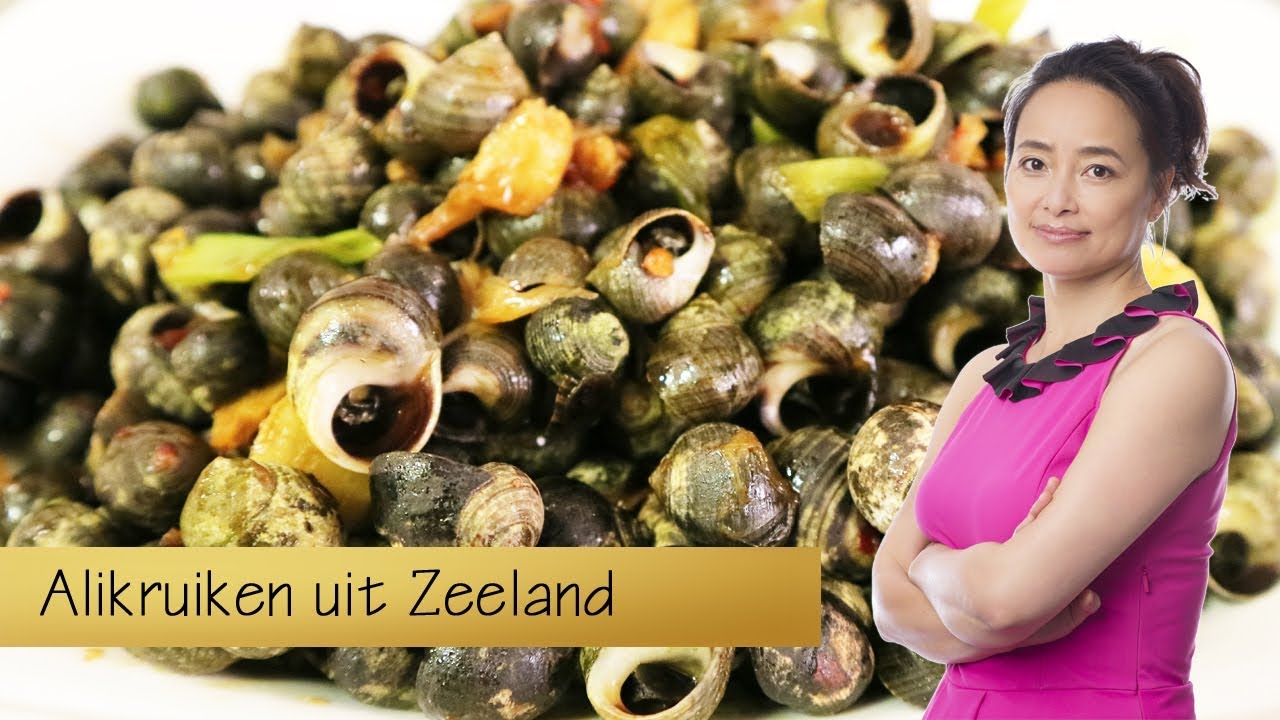Zelf Zeeuwse alikruiken vangen en bereiden op Chinese wijze