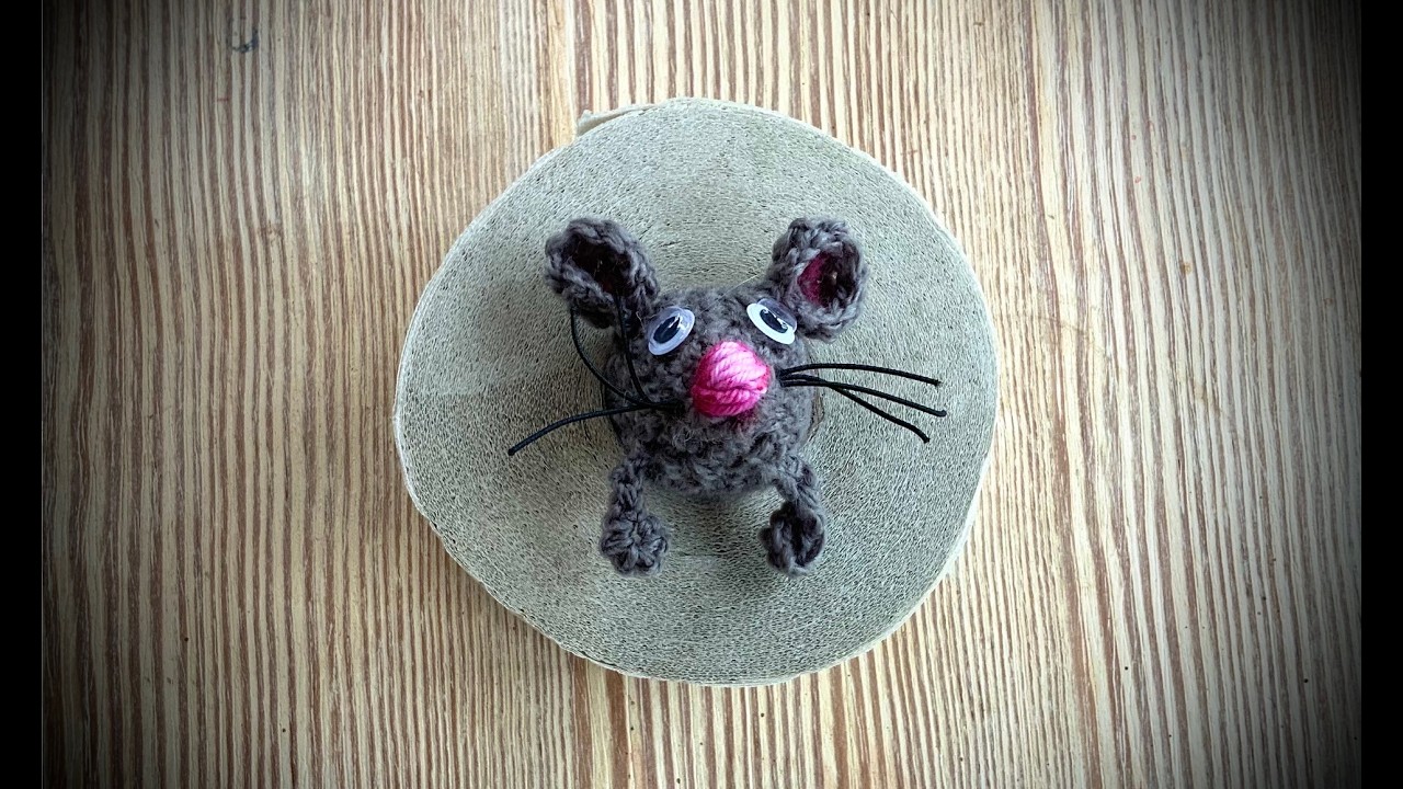 Funny Klorolle DECO 2  MAUS  #häkeln #petraperle #häkelanleitung #decoration #deco  #diy#crochet