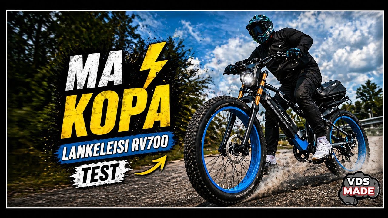 Test E-bike FatBike Lankeleisi RV700 Explorer na różnym terenie
