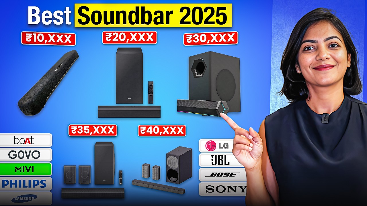 Best Soundbar 2025 | Sony vs LG vs Samsung vs JBL | Zebronics vs Mivi vs Boat