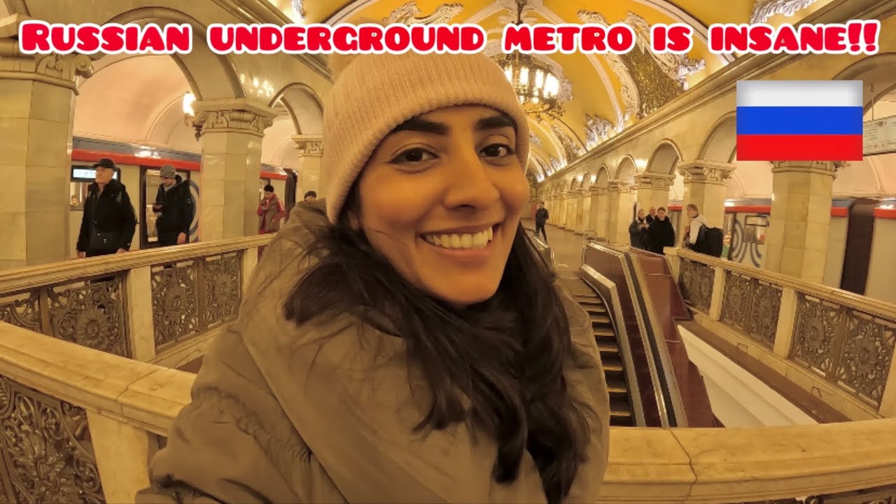 Exploring the MOSCOW Metro: The World’s Most Beautiful Subway⁉️🇷🇺