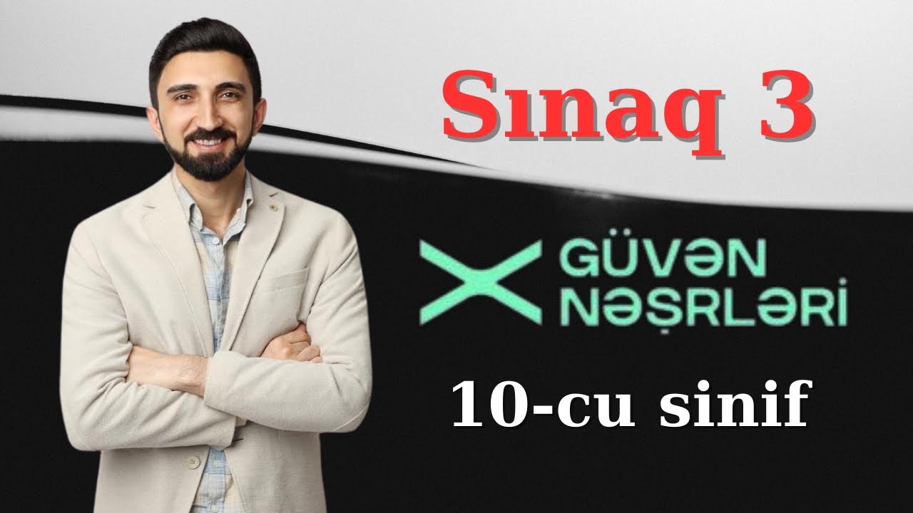 Güvən sınağı 3 2024  1 dekabr güvən sınağı 10-cu sinif 1 və 4 cü qruplar #güvən 1 dekabr güvən sınaq