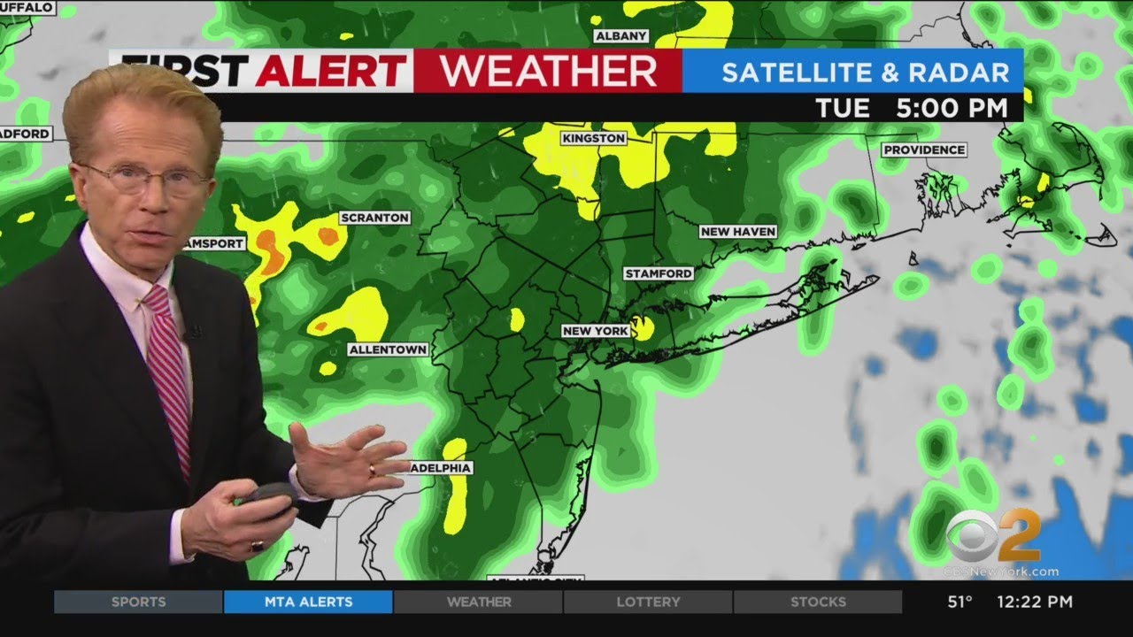New York weather: Rain Starts Rolling In