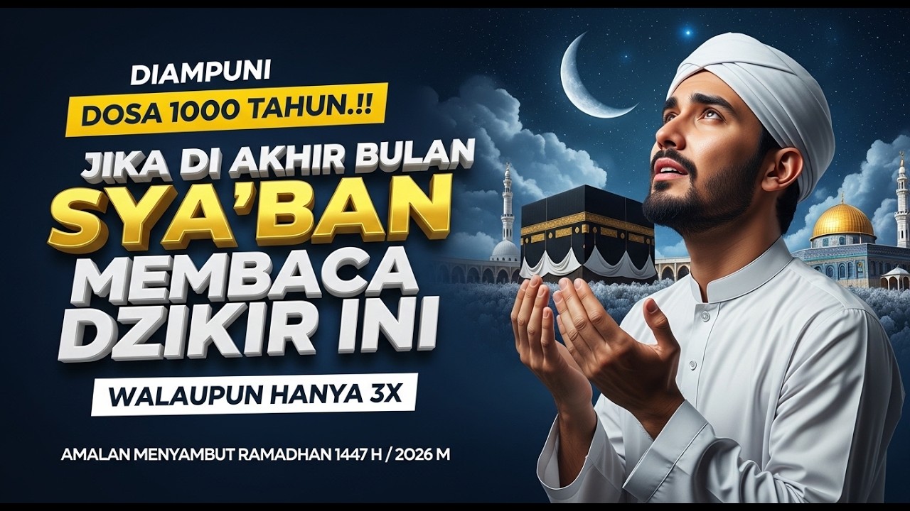 Anda terpilih jika di Jumat Akhir bulan sya'ban membaca Dzikir ini !!