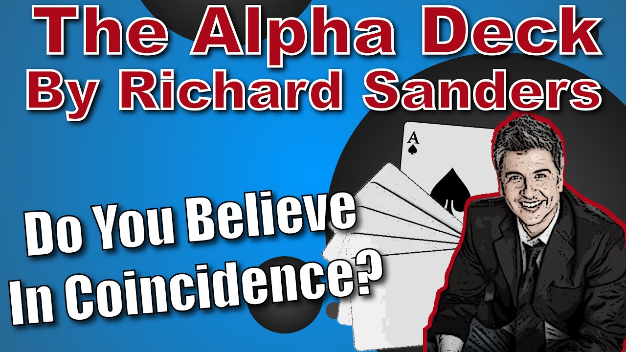 The Alpha Deck By Richard Sanders | Close Up Card Magic
