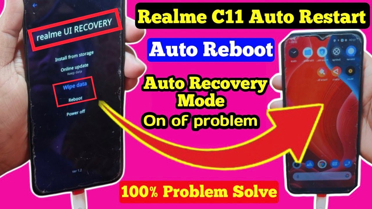 Realme C11 Auto Restart? Automatic Reboot Problem? + Recovery mode? How to Solution Realme C11 2021
