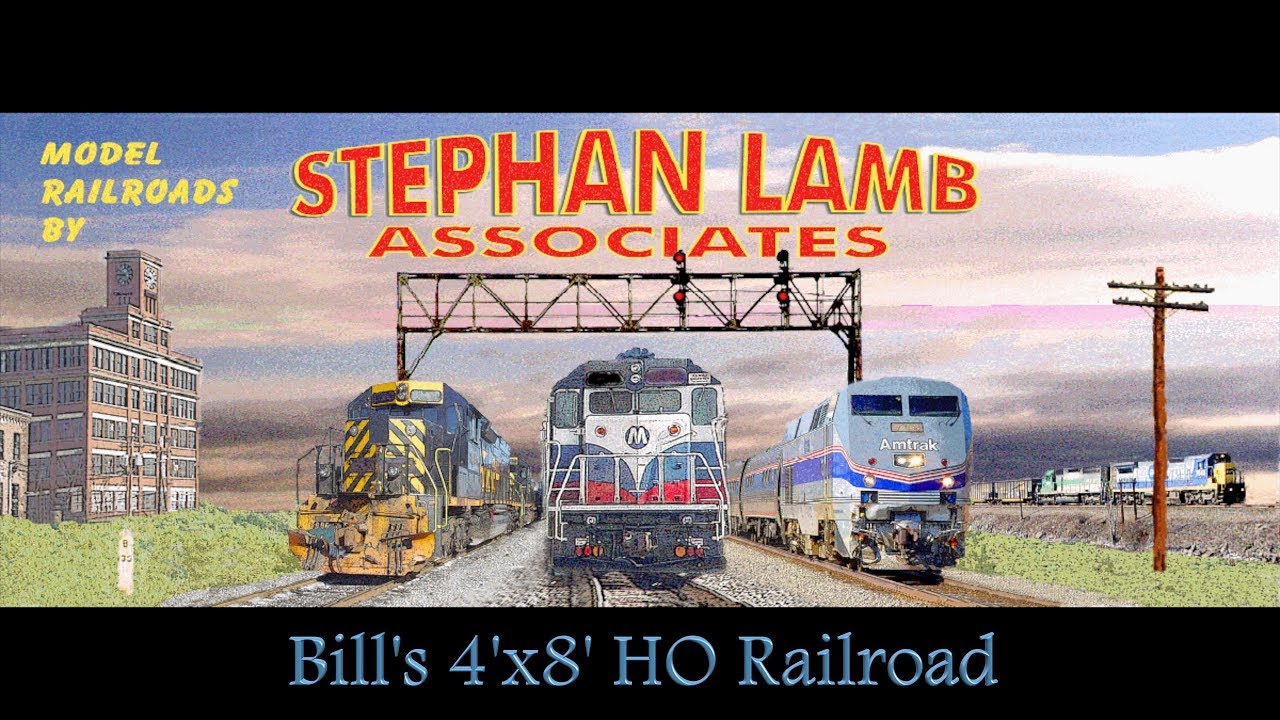 Bill's 4x8 HO model railroad