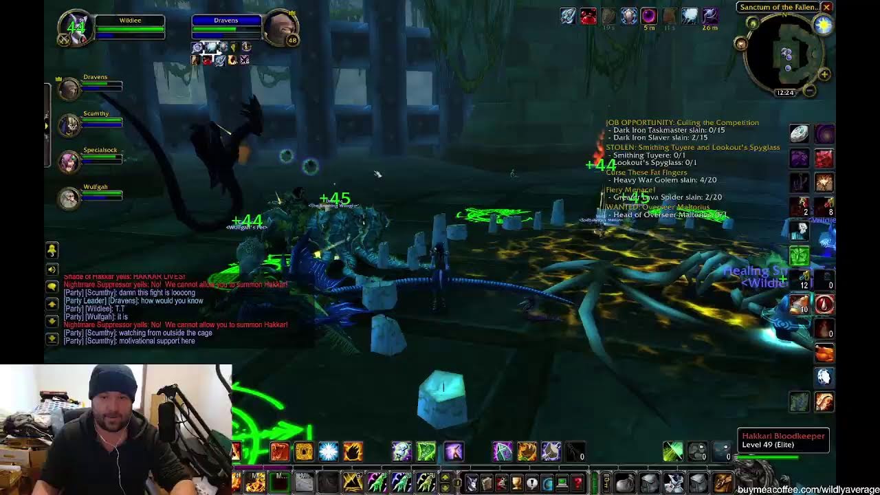Wildly Average trying to get to Outlands with healer