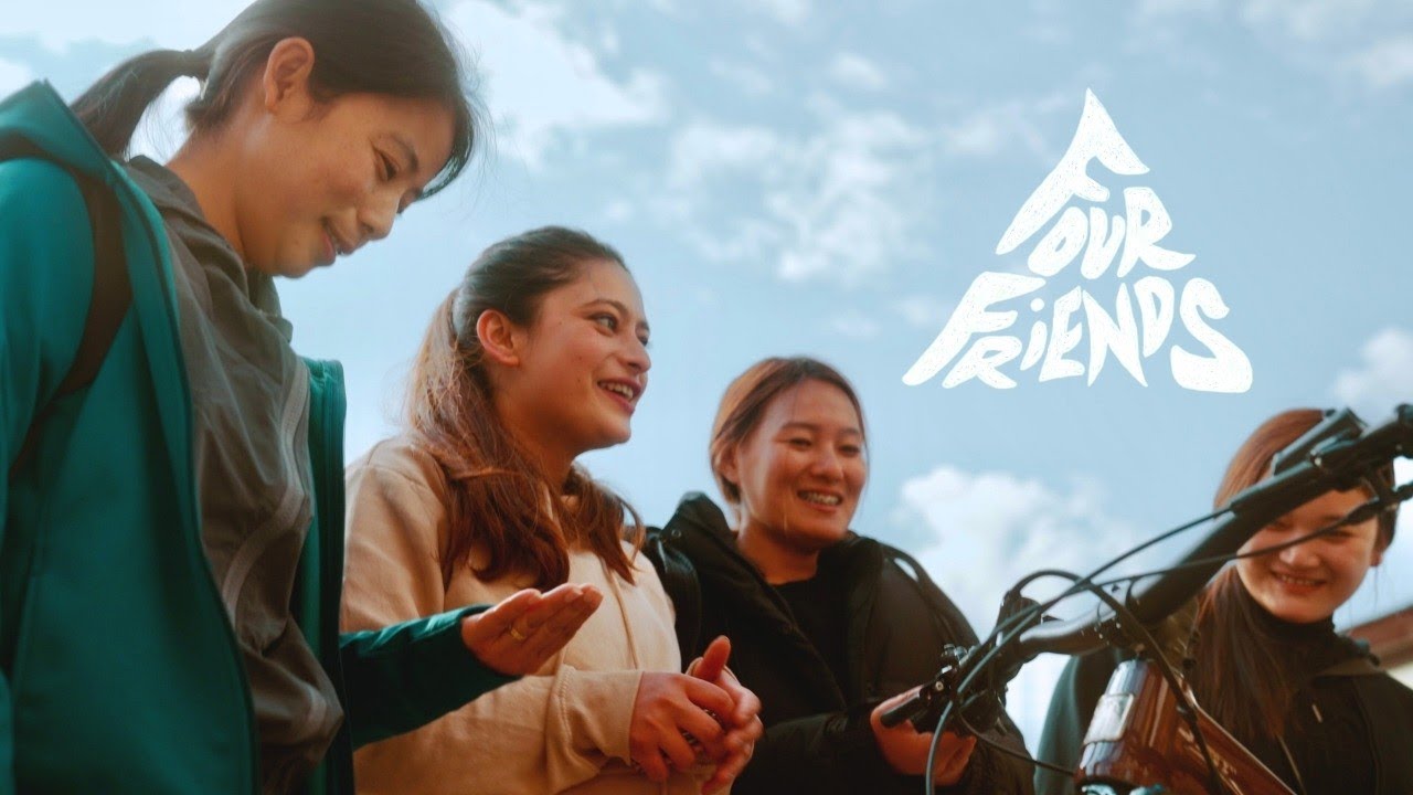 Watch the beginning of female MTB in Bhutan