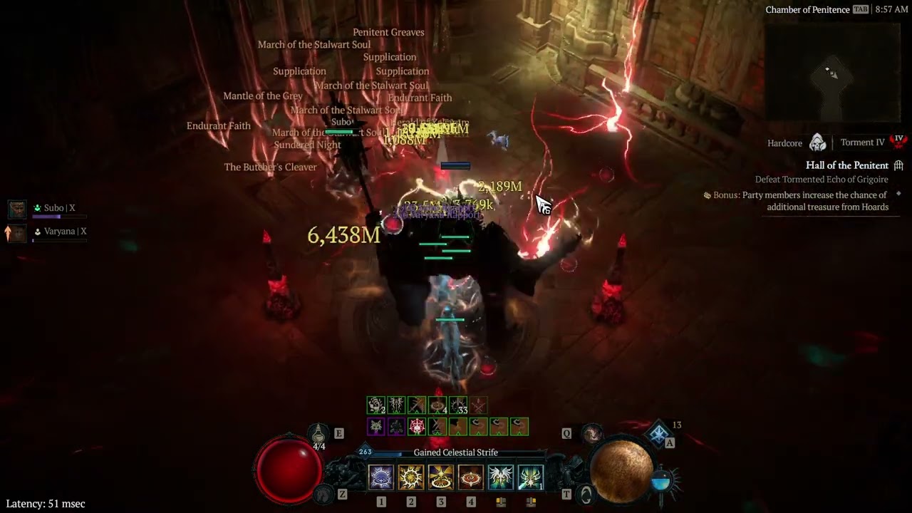Diablo 4: VoH - Season 11 Torment 4 Lair Boss Grigoire Paragon Farming