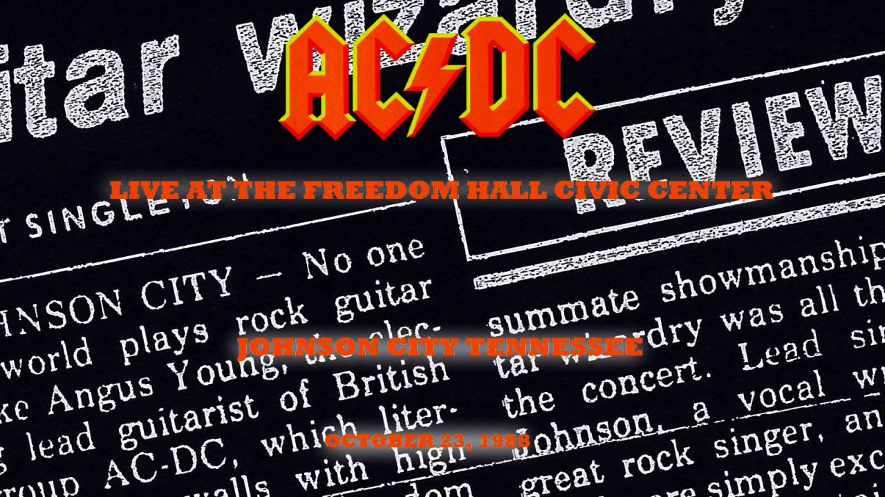 AC/DC Jailbreak LIVE: Johnson City,1988 Soundboard (With Stevie Young On Rhythm Guitar!!) HD