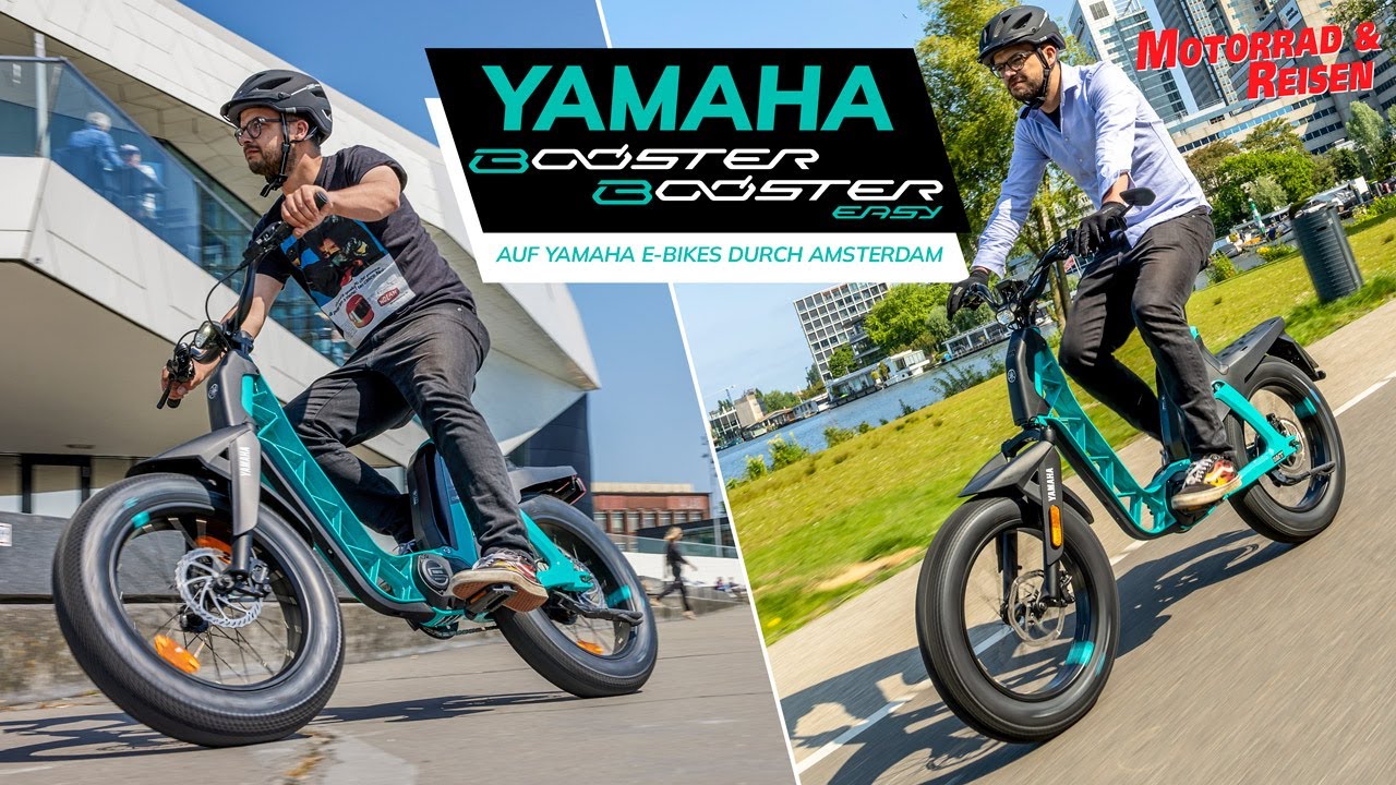 Yamaha BOOSTER und BOOSTER Easy – auf Yamaha E-Bikes durch Amsterdam