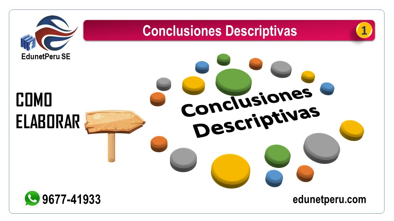 Como Elaborar Conclusiones Descriptivas