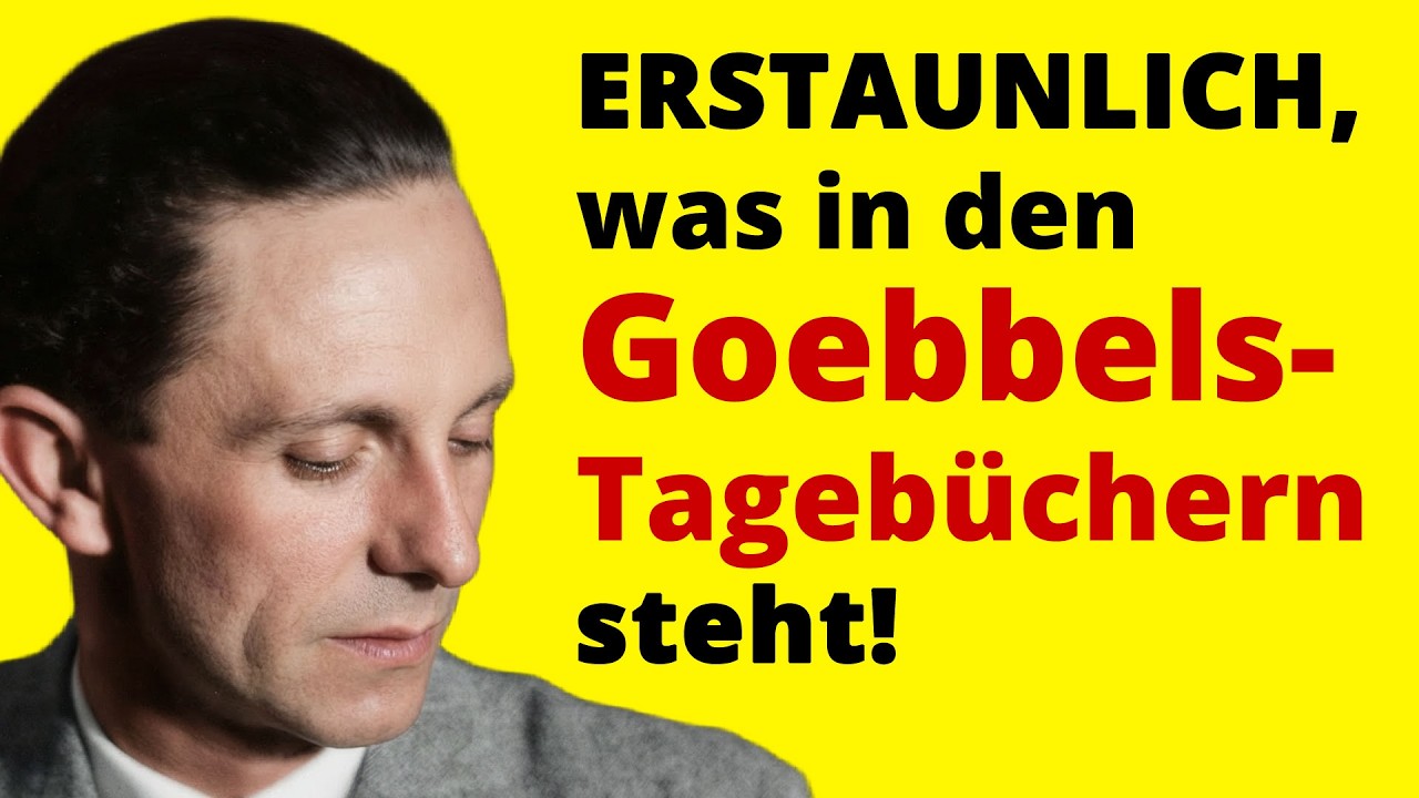 Erstaunlich: Das steht in Goebbels' Tagebüchern über Hitler und den Nationalsozialismus