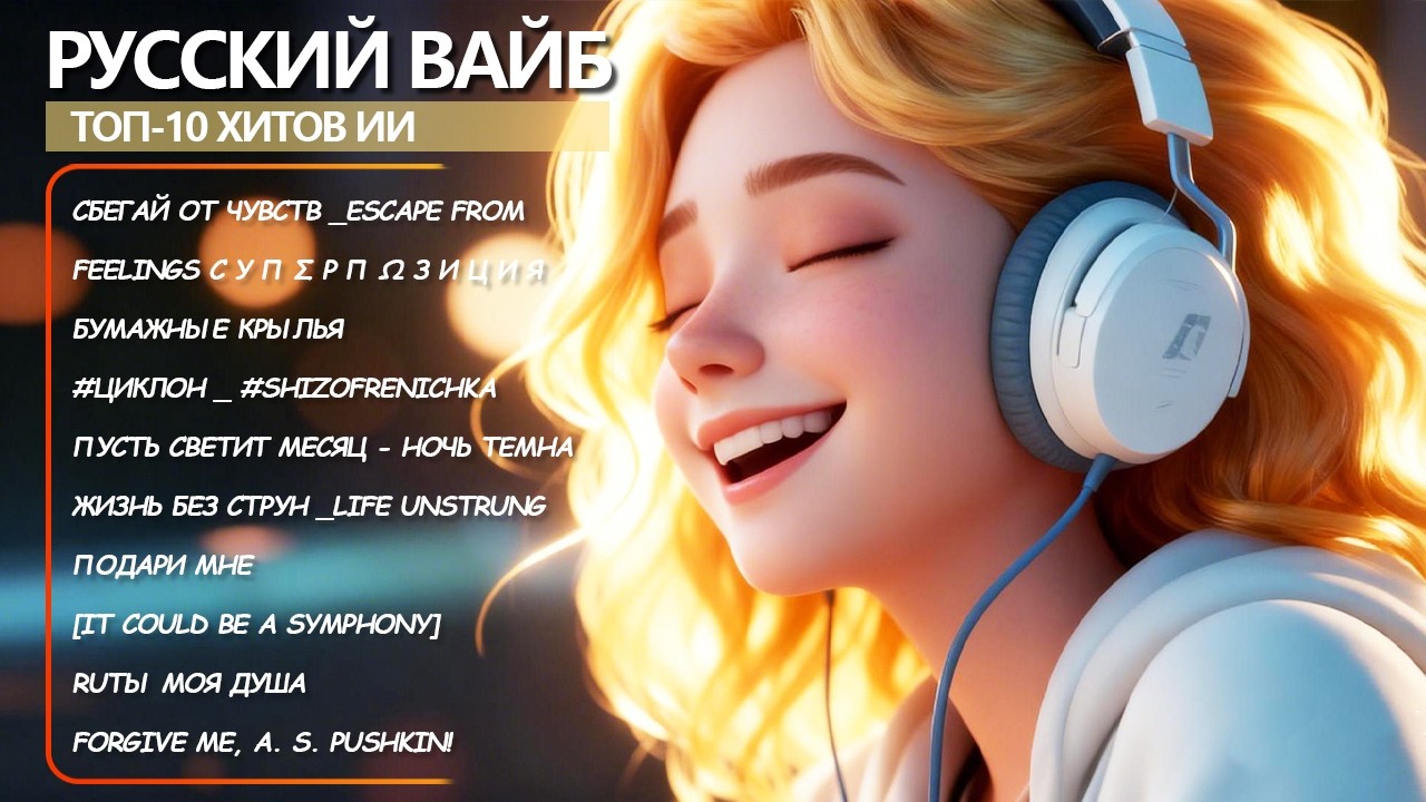 10 лучших AI-композиций в России: популярные треки, подходящие для работы и учебы (Week6)